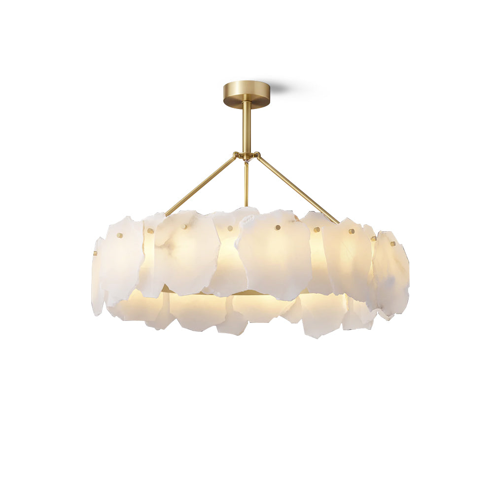 Telen Kronleuchter Alabaster mehrschichtige Halo