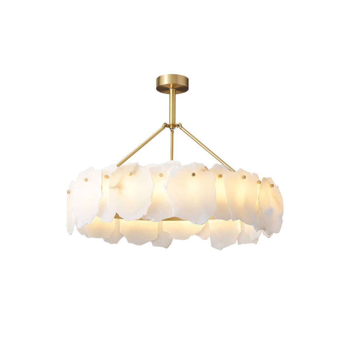 Telen Kronleuchter Alabaster mehrschichtige Halo
