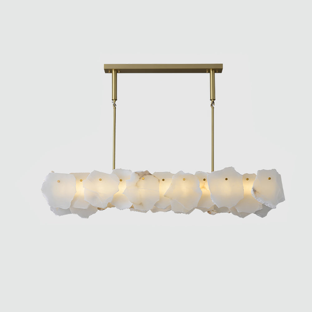 Telen Kronleuchter Alabaster mehrschichtige Halo
