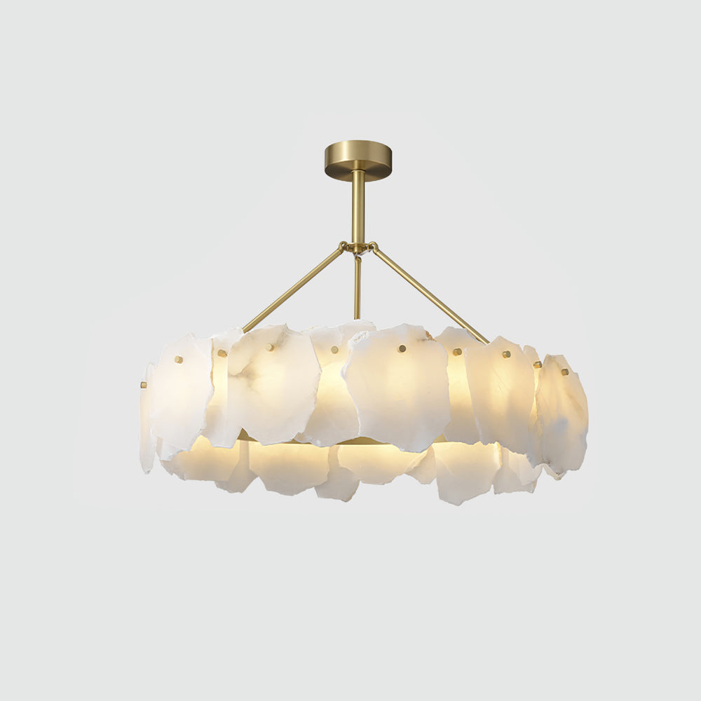 Telen Kronleuchter Alabaster mehrschichtige Halo