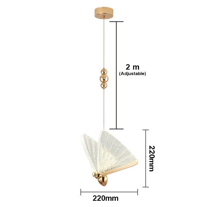 Kristy   Pendelleuchte Gold/Bunt Schlaf/Wohnzimmer Eisen