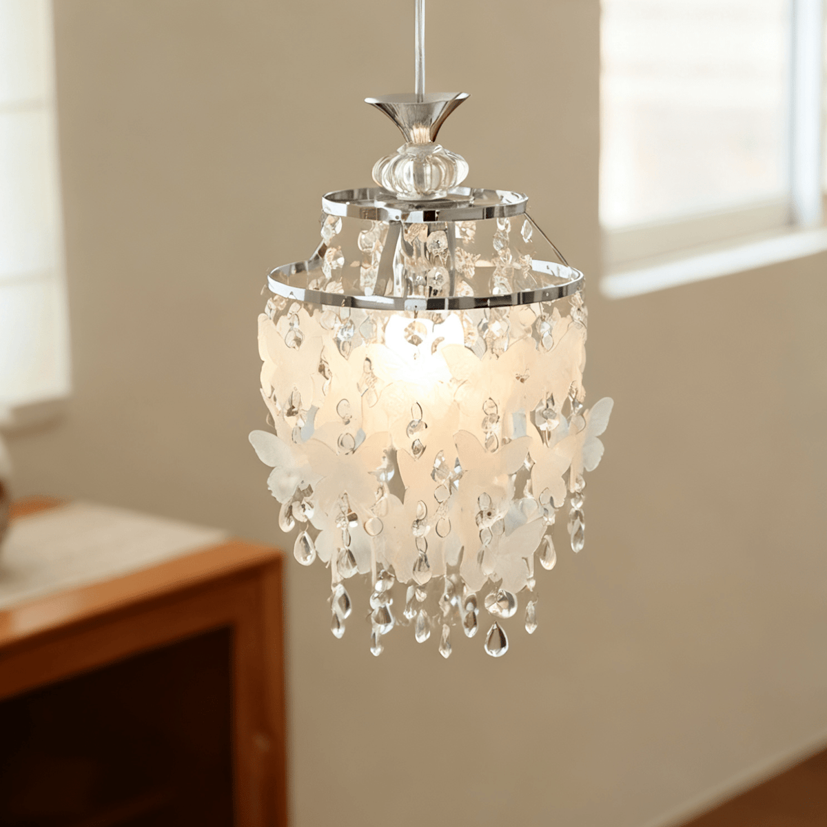 Quenby Butterfly Kristall-Pendelleuchte