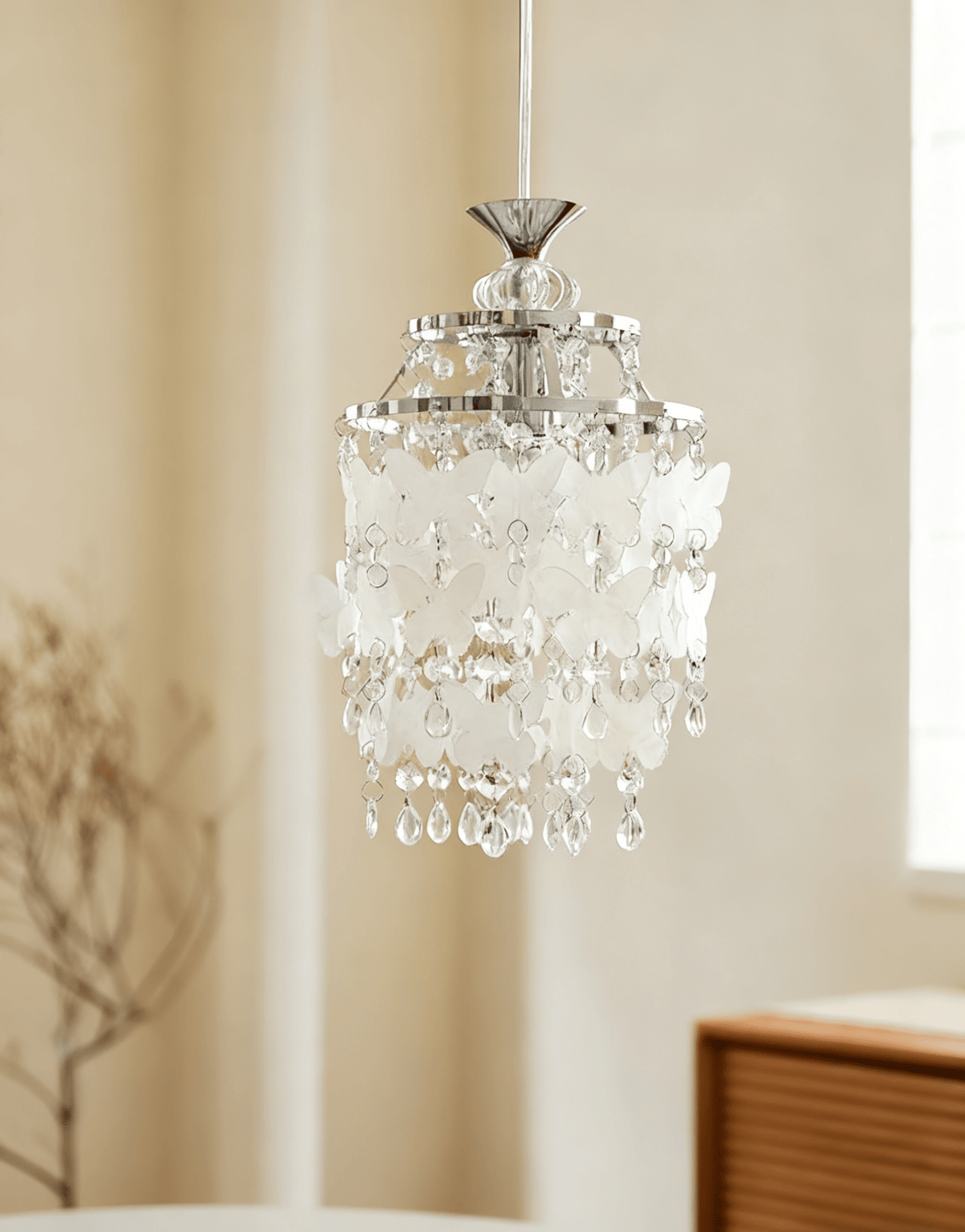Quenby Butterfly Kristall-Pendelleuchte
