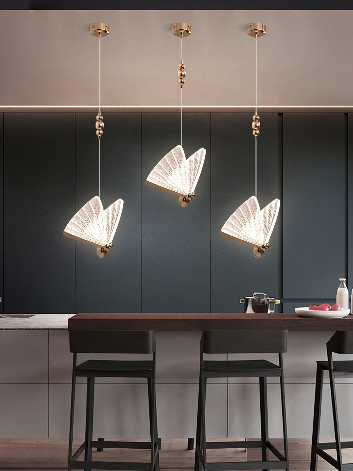 Elaaneria moderne Pendelleuchte mit Schmetterlingsform