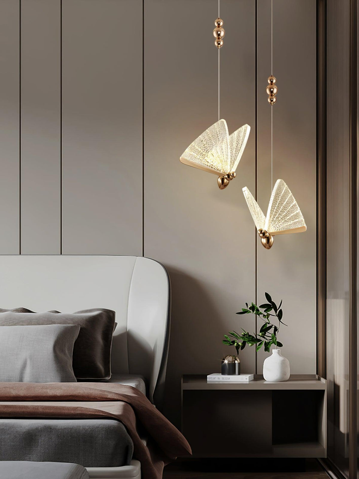 Elaaneria moderne Pendelleuchte mit Schmetterlingsform