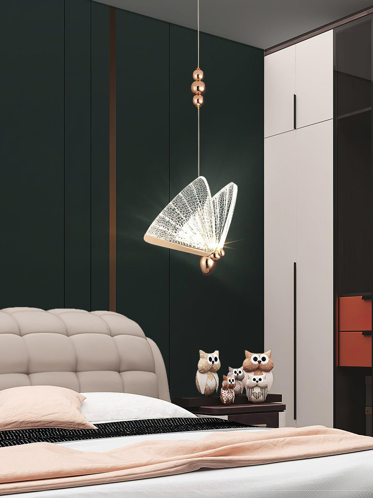 Elaaneria moderne Pendelleuchte mit Schmetterlingsform
