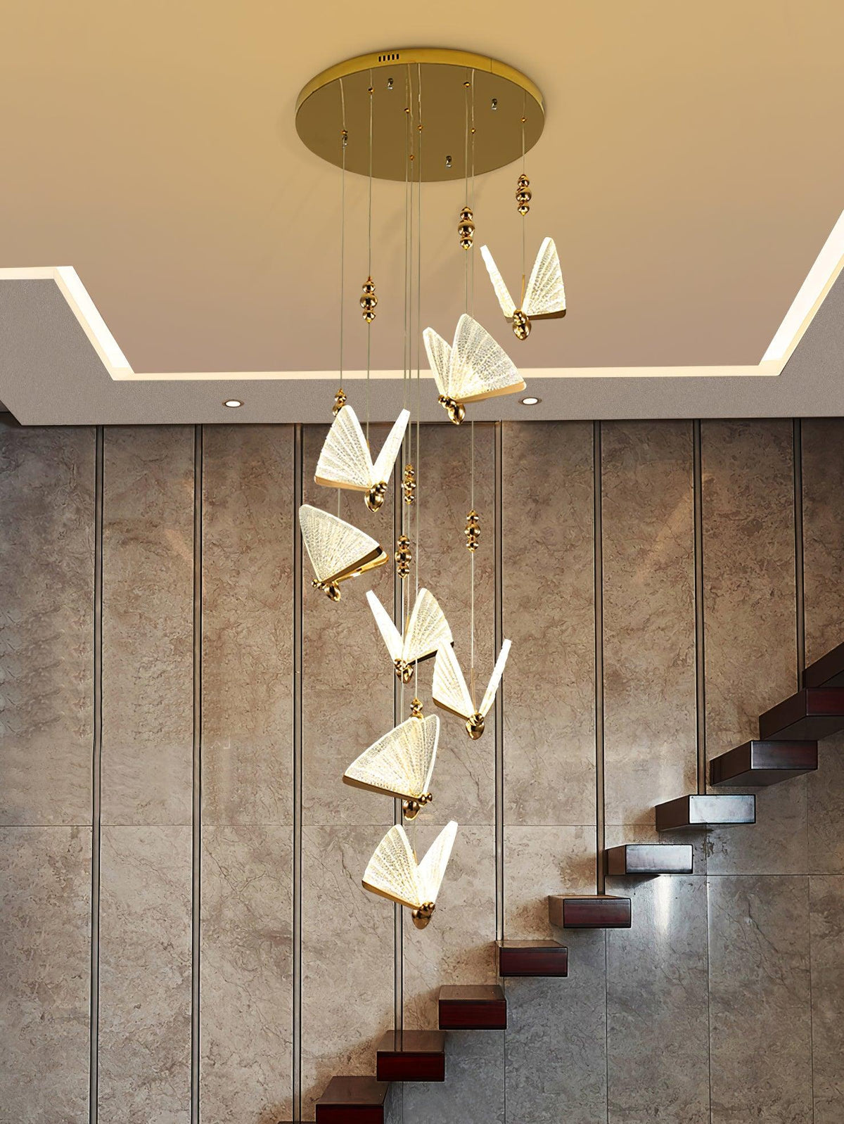 Elaaneria moderne Pendelleuchte mit Schmetterlingsform