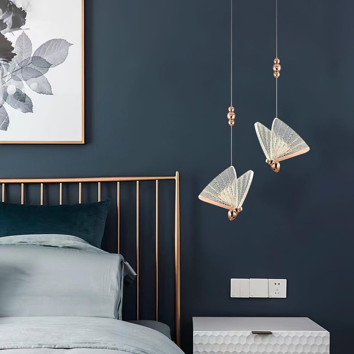 Elaaneria moderne Pendelleuchte mit Schmetterlingsform