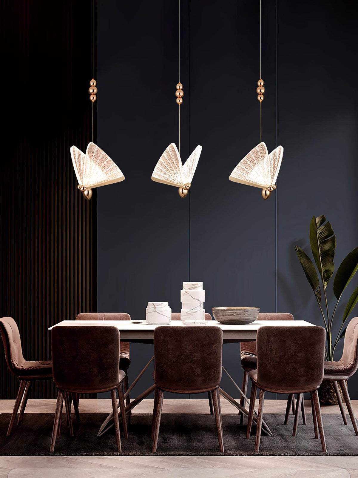Elaaneria moderne Pendelleuchte mit Schmetterlingsform