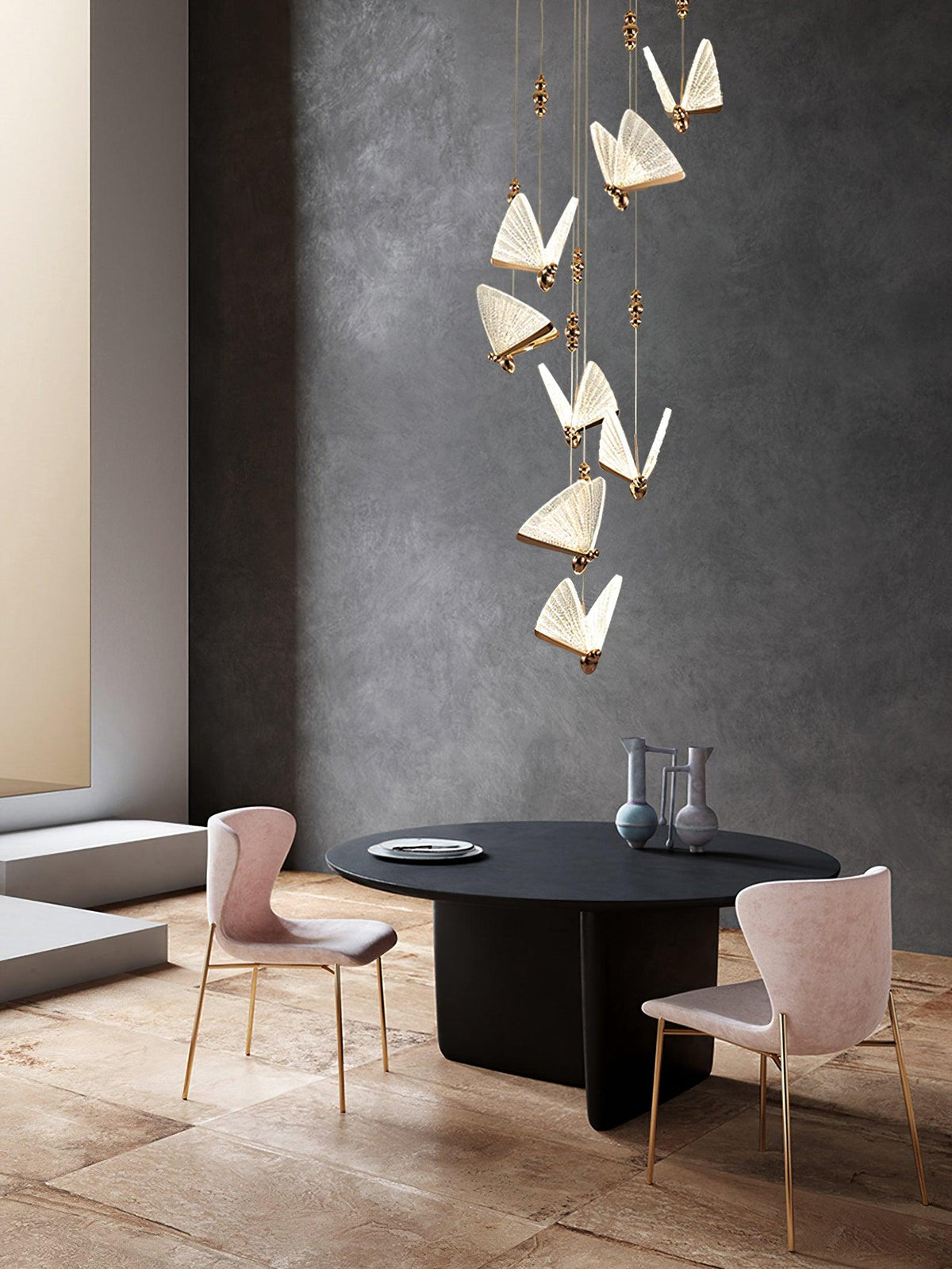Elaaneria moderne Pendelleuchte mit Schmetterlingsform