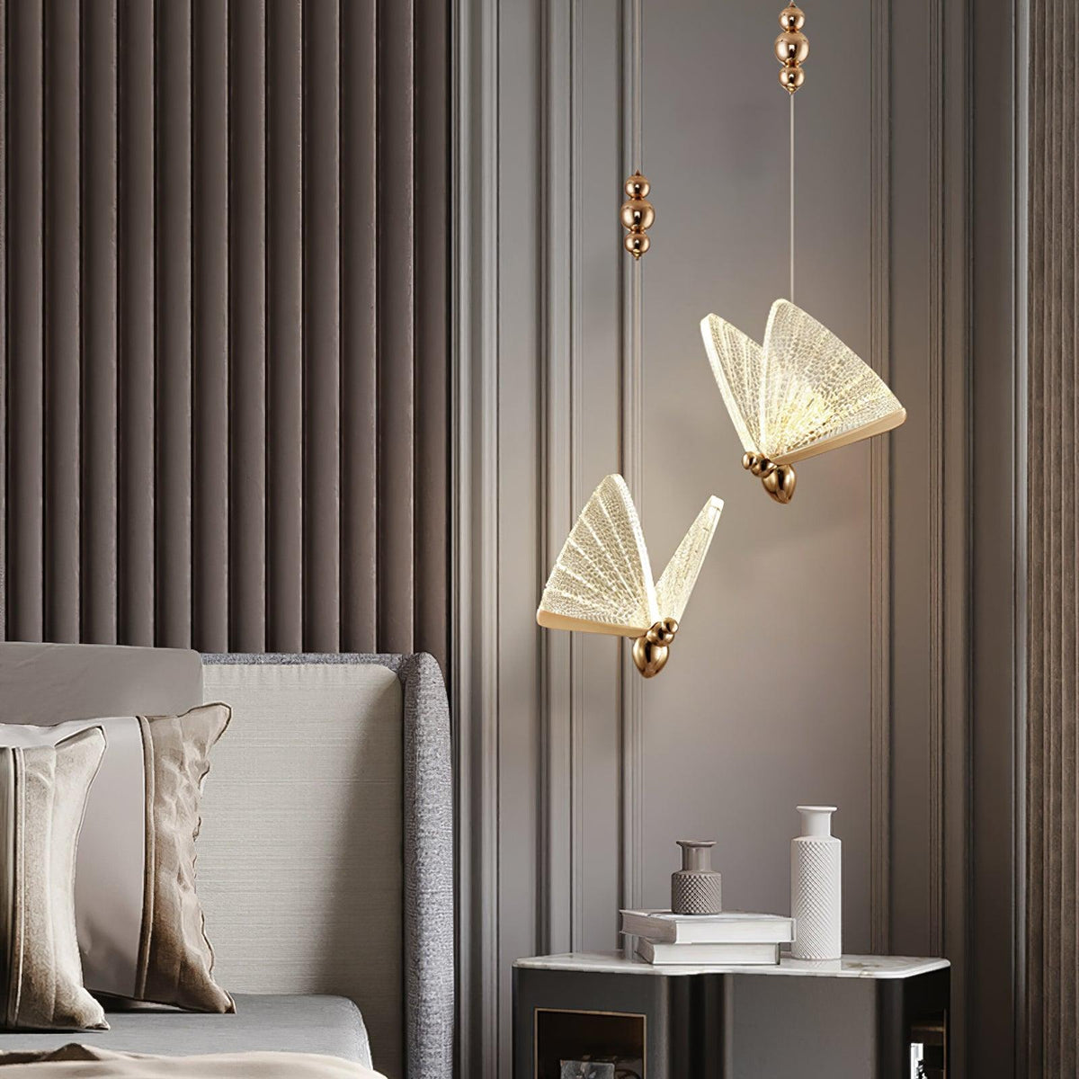 Elaaneria moderne Pendelleuchte mit Schmetterlingsform
