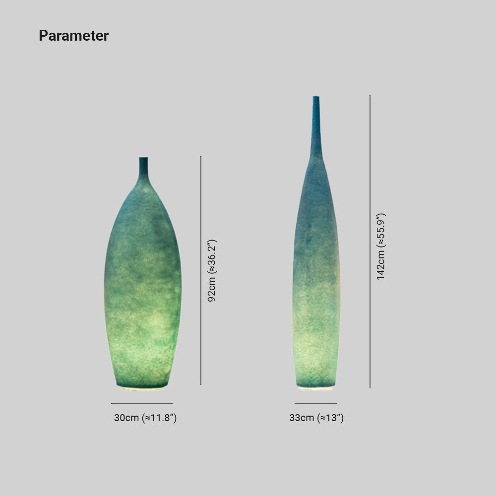 Avi Kreative Stehlampe, 4 Farben, Flasche, Acryl, Schlafzimmer