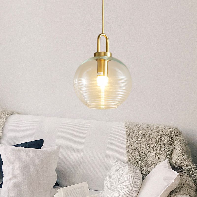Arisha Modern LED Pendelleuchte Klar Wohn/Schlaf/Esszimmer Metall&Glas