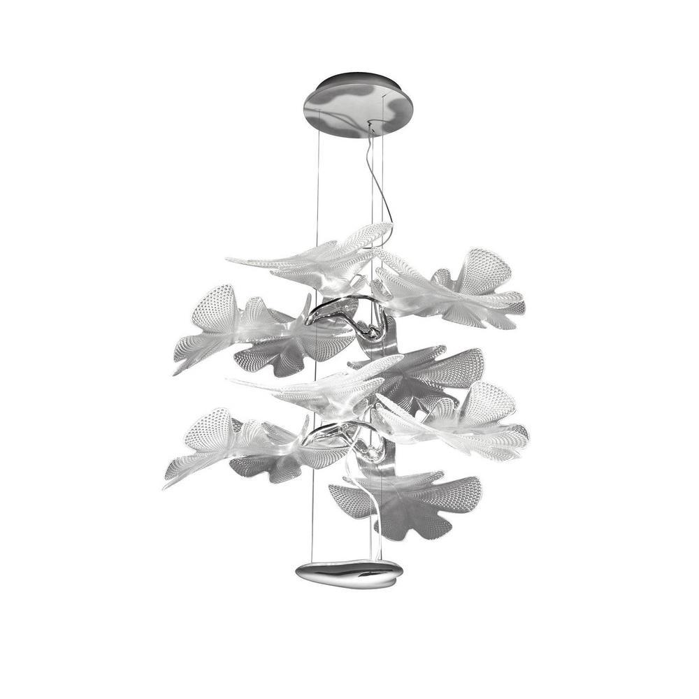 Ravis Kronleuchter Transparent Leaf