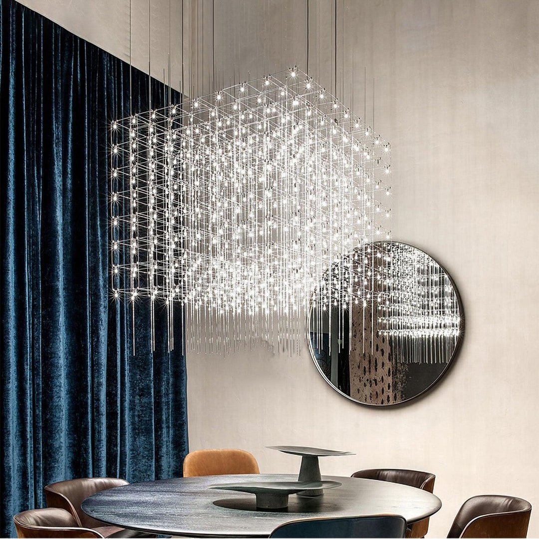 Avtalan zeitgenössische luxuriöse Pendelleuchte im Kubus-Design