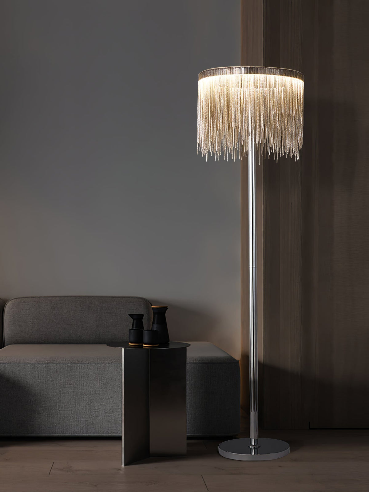 Fringe Cadena Tassel Stehleuchte