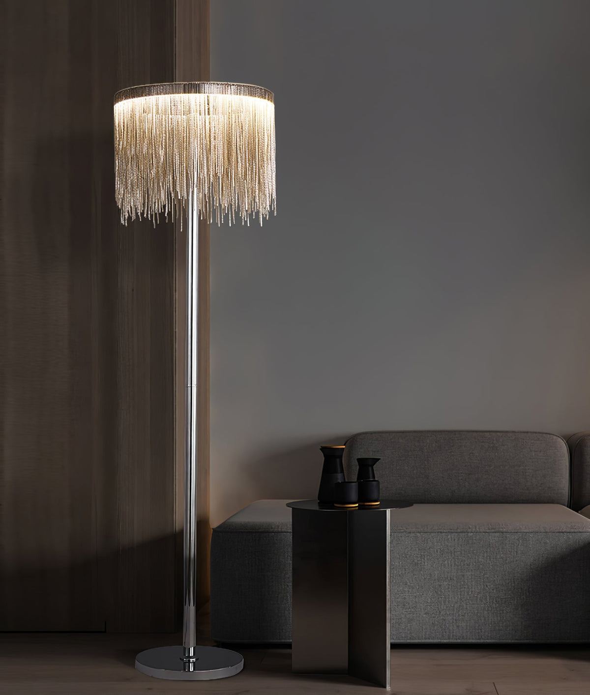 Fringe Cadena Tassel Stehleuchte