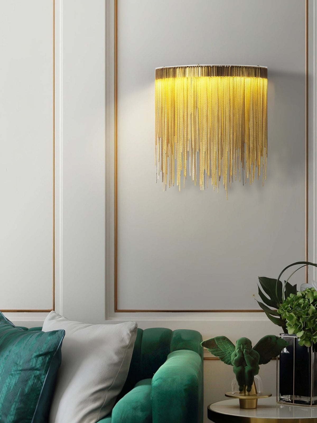 Gove Steel elegante Wandleuchte