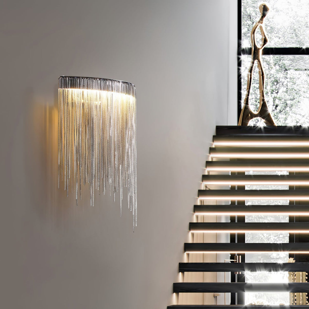 Gove Steel elegante Wandleuchte