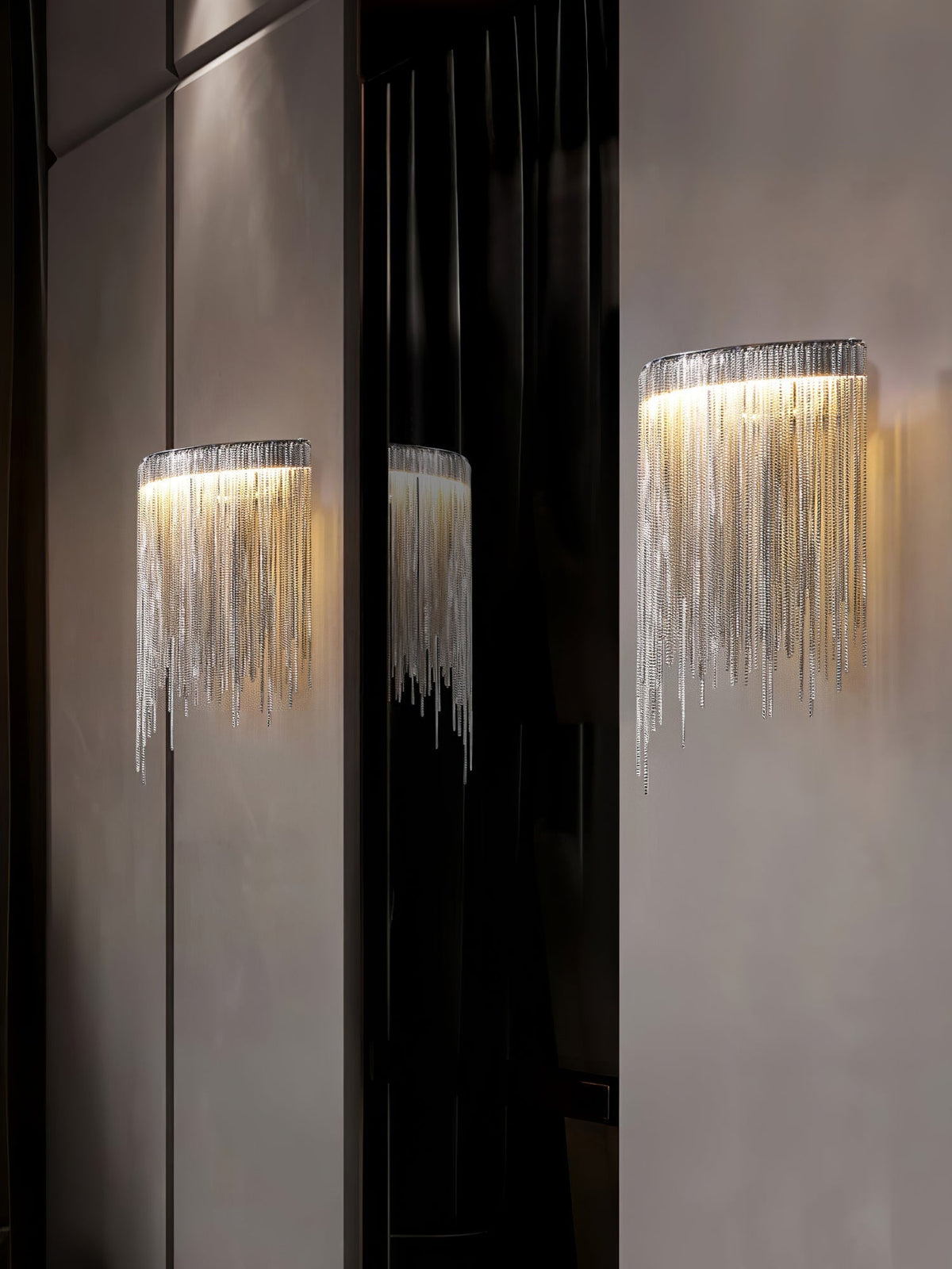 Gove Steel elegante Wandleuchte
