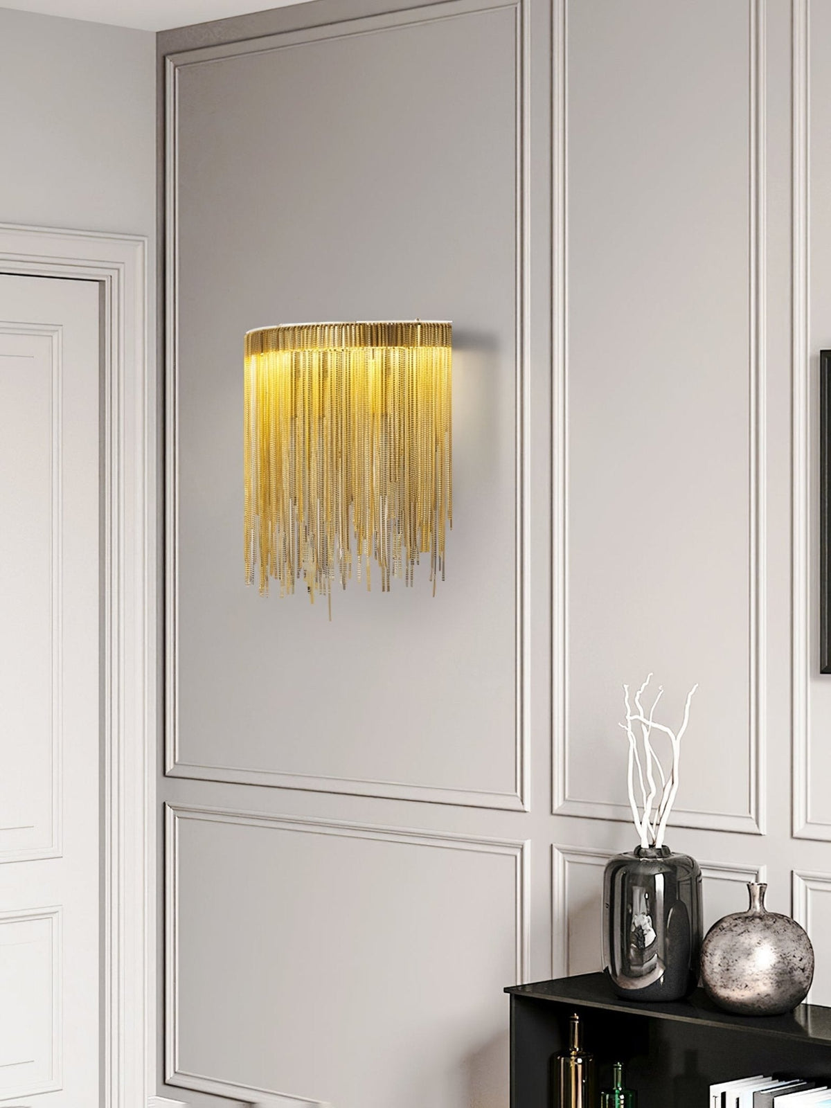 Gove Steel elegante Wandleuchte