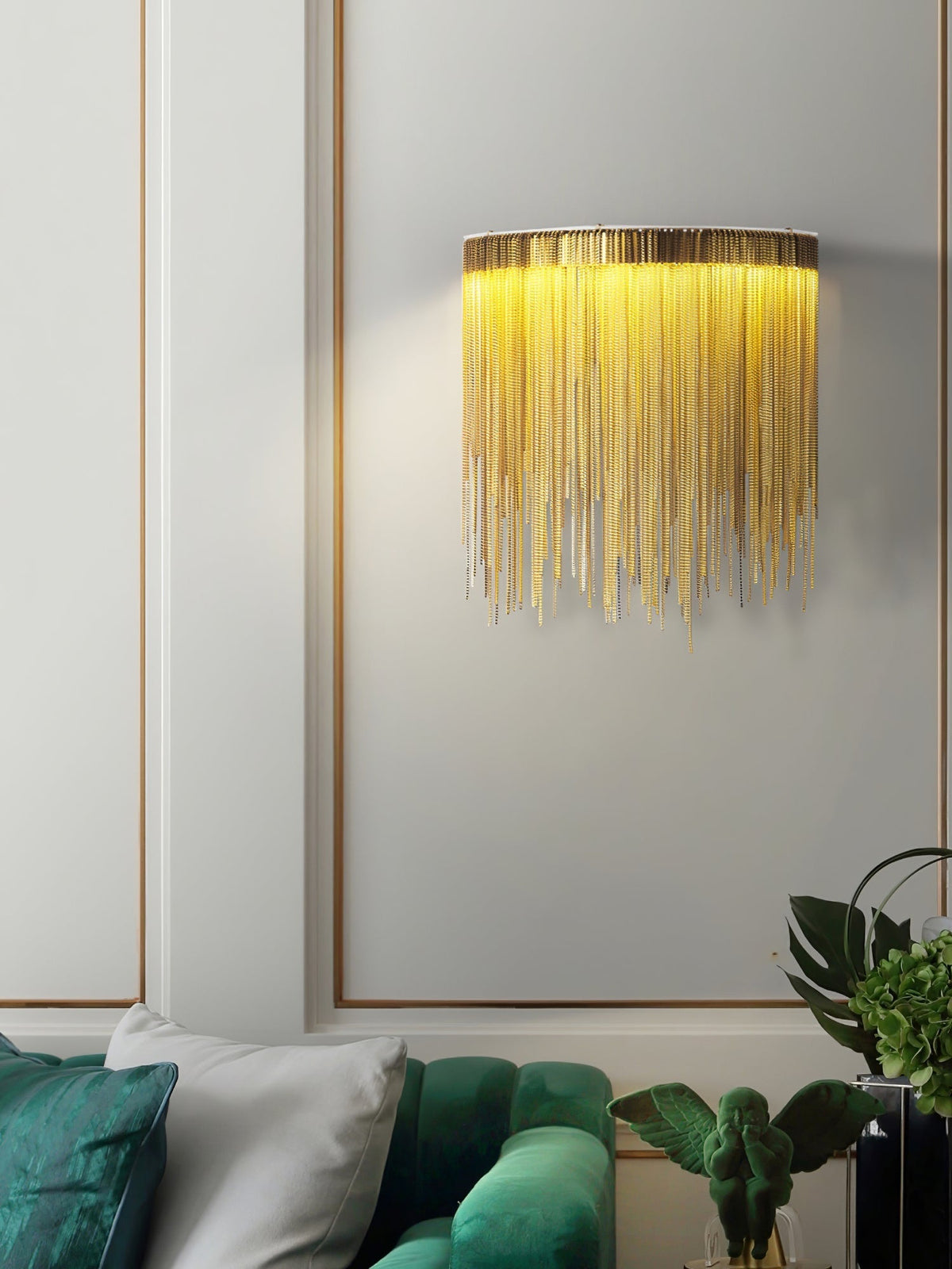 Gove Steel elegante Wandleuchte