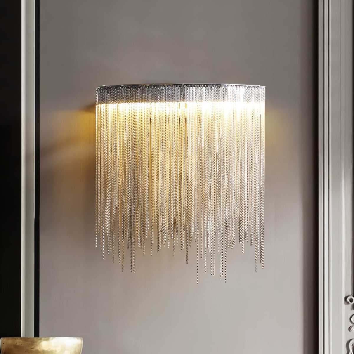 Gove Steel elegante Wandleuchte