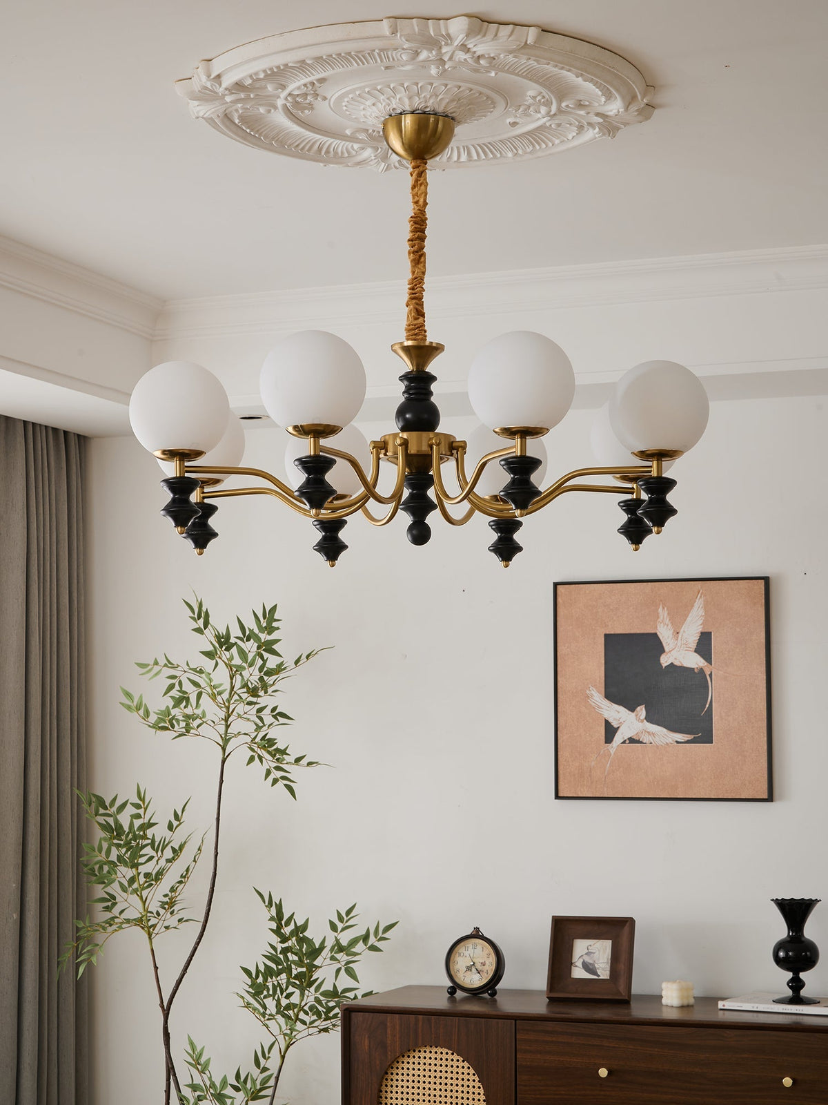 Ordore Kronleuchter Vintage Holz Traditionelle Eleganz
