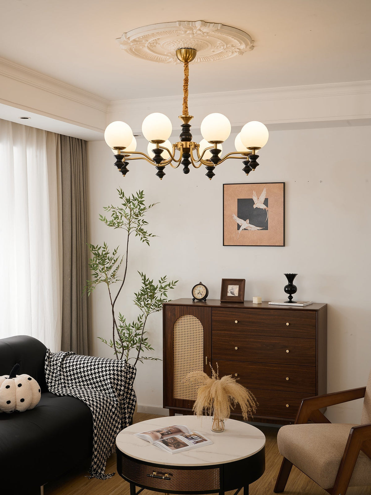 Ordore Kronleuchter Vintage Holz Traditionelle Eleganz
