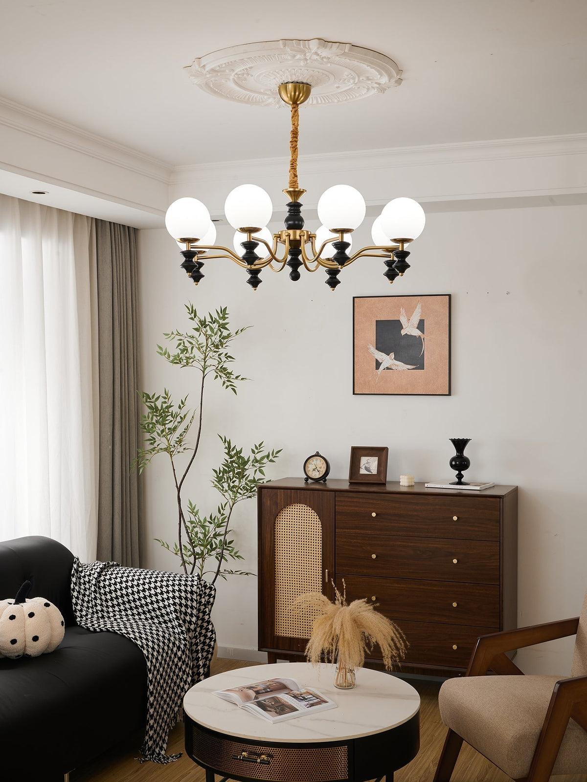 Ordore Kronleuchter Vintage Holz Traditionelle Eleganz