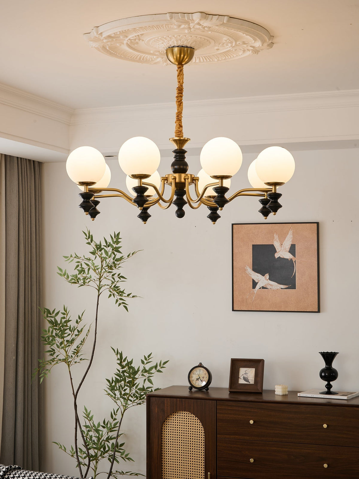 Ordore Kronleuchter Vintage Holz Traditionelle Eleganz