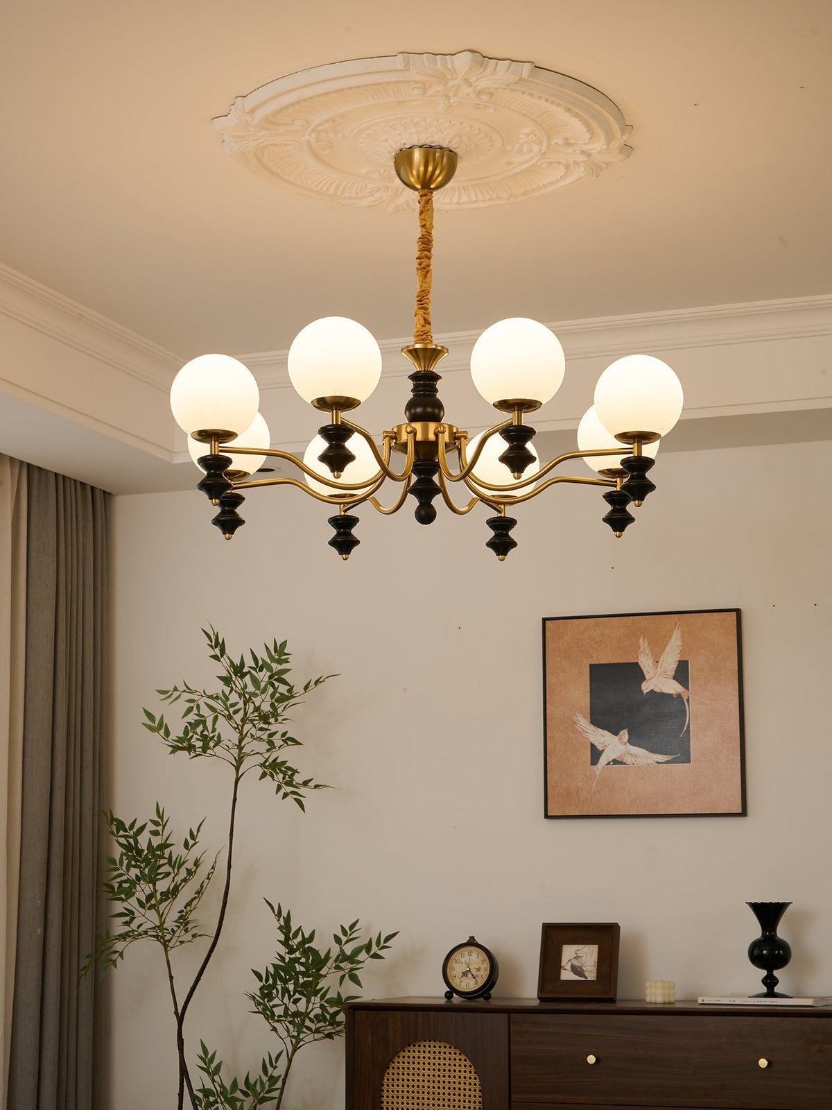 Ordore Kronleuchter Vintage Holz Traditionelle Eleganz