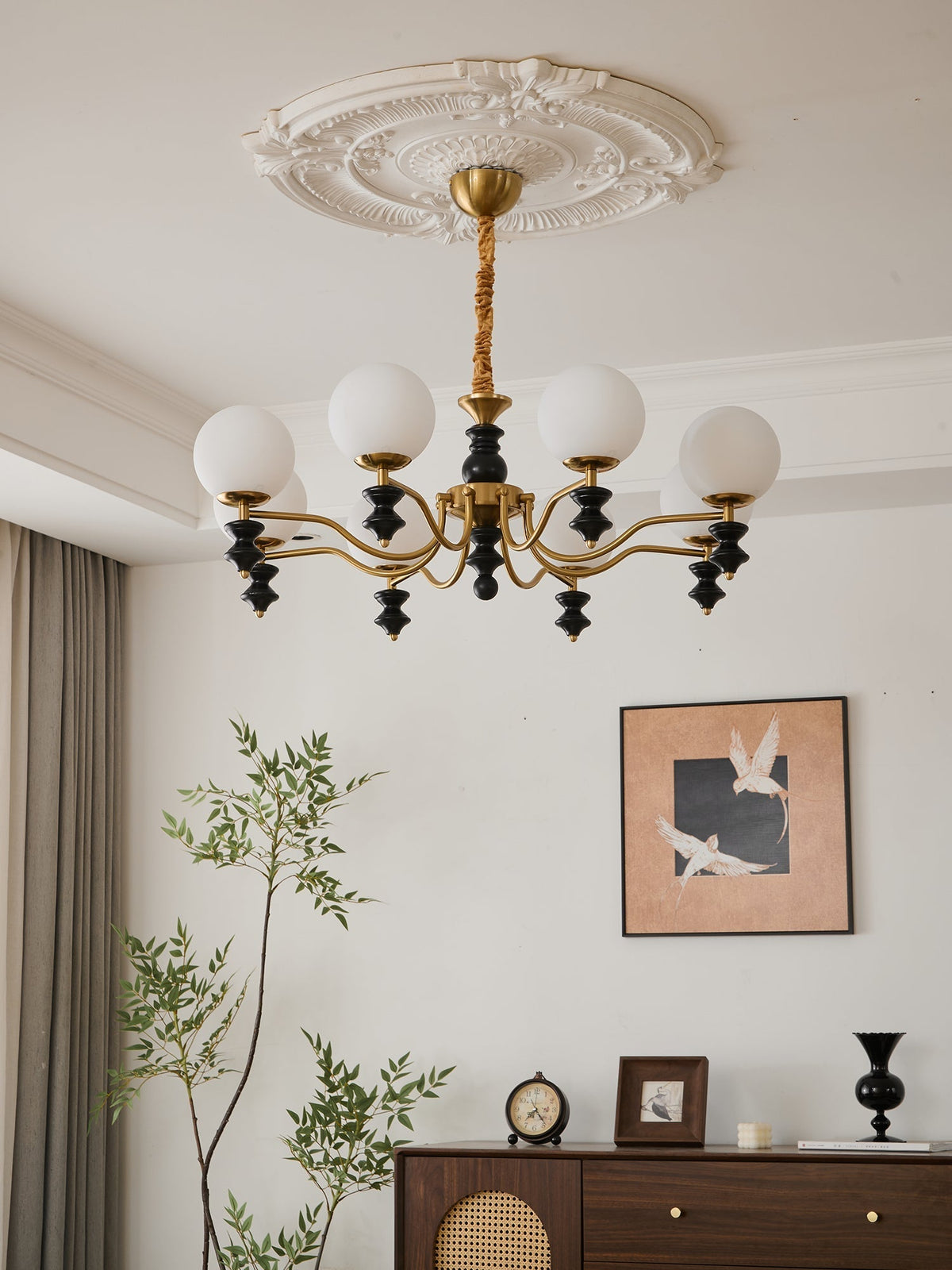 Ordore Kronleuchter Vintage Holz Traditionelle Eleganz