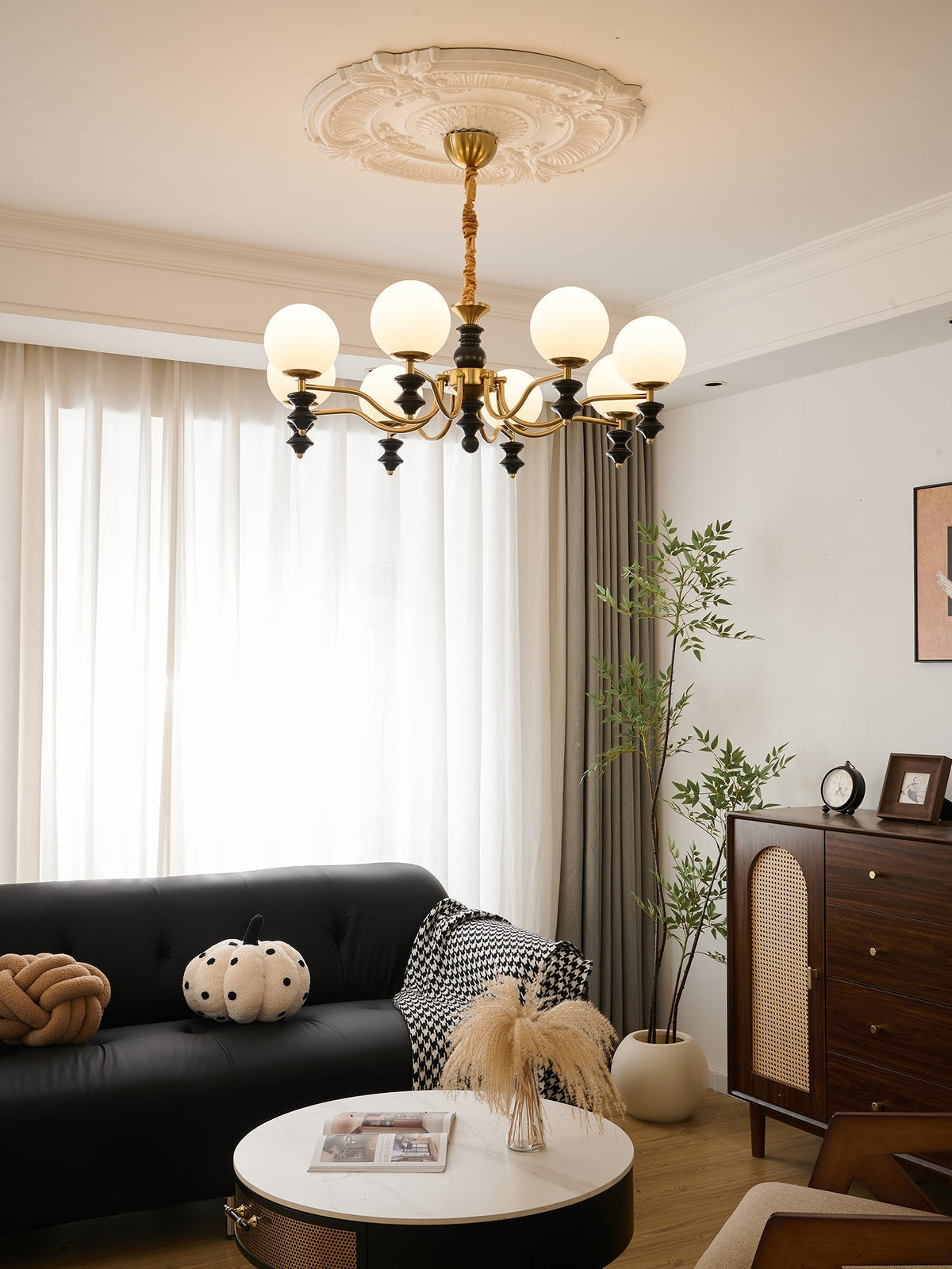 Ordore Kronleuchter Vintage Holz Traditionelle Eleganz