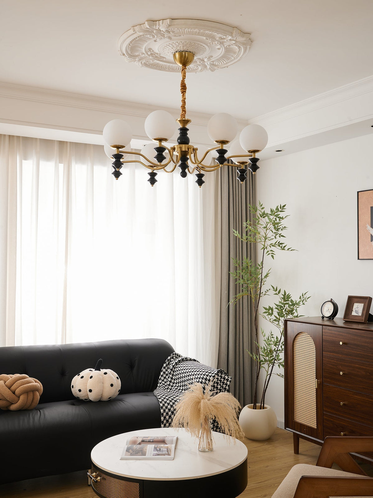 Ordore Kronleuchter Vintage Holz Traditionelle Eleganz