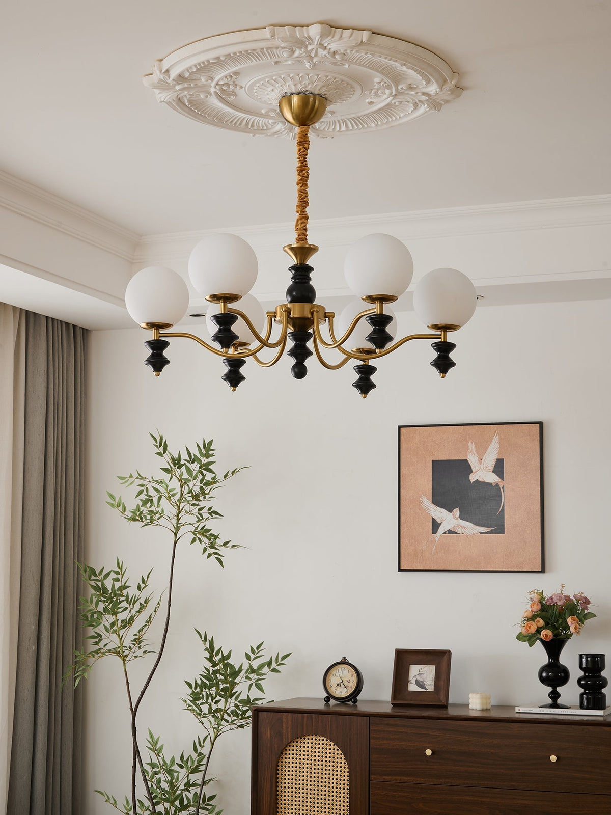 Ordore Kronleuchter Vintage Holz Traditionelle Eleganz