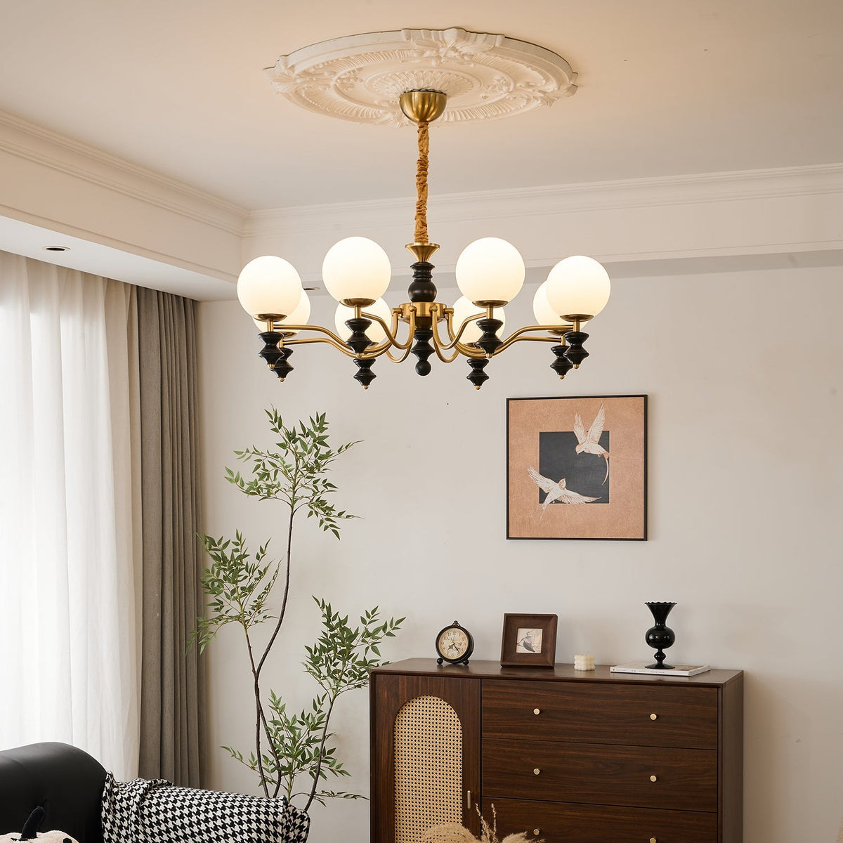 Ordore Kronleuchter Vintage Holz Traditionelle Eleganz