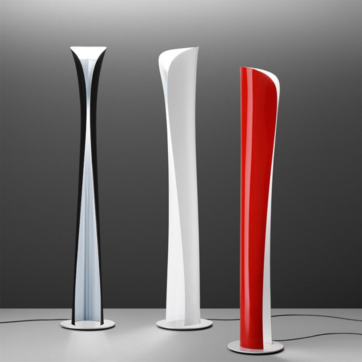 Cirvel Aluminium futuristische Stehleuchte