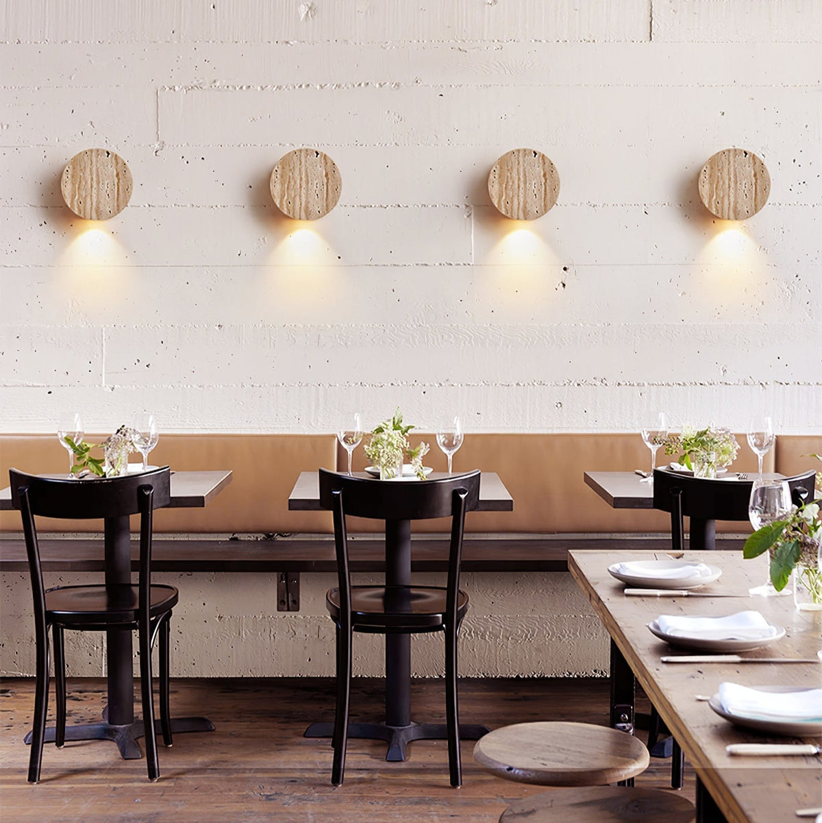 Jenthor Travertine Wandleuchte