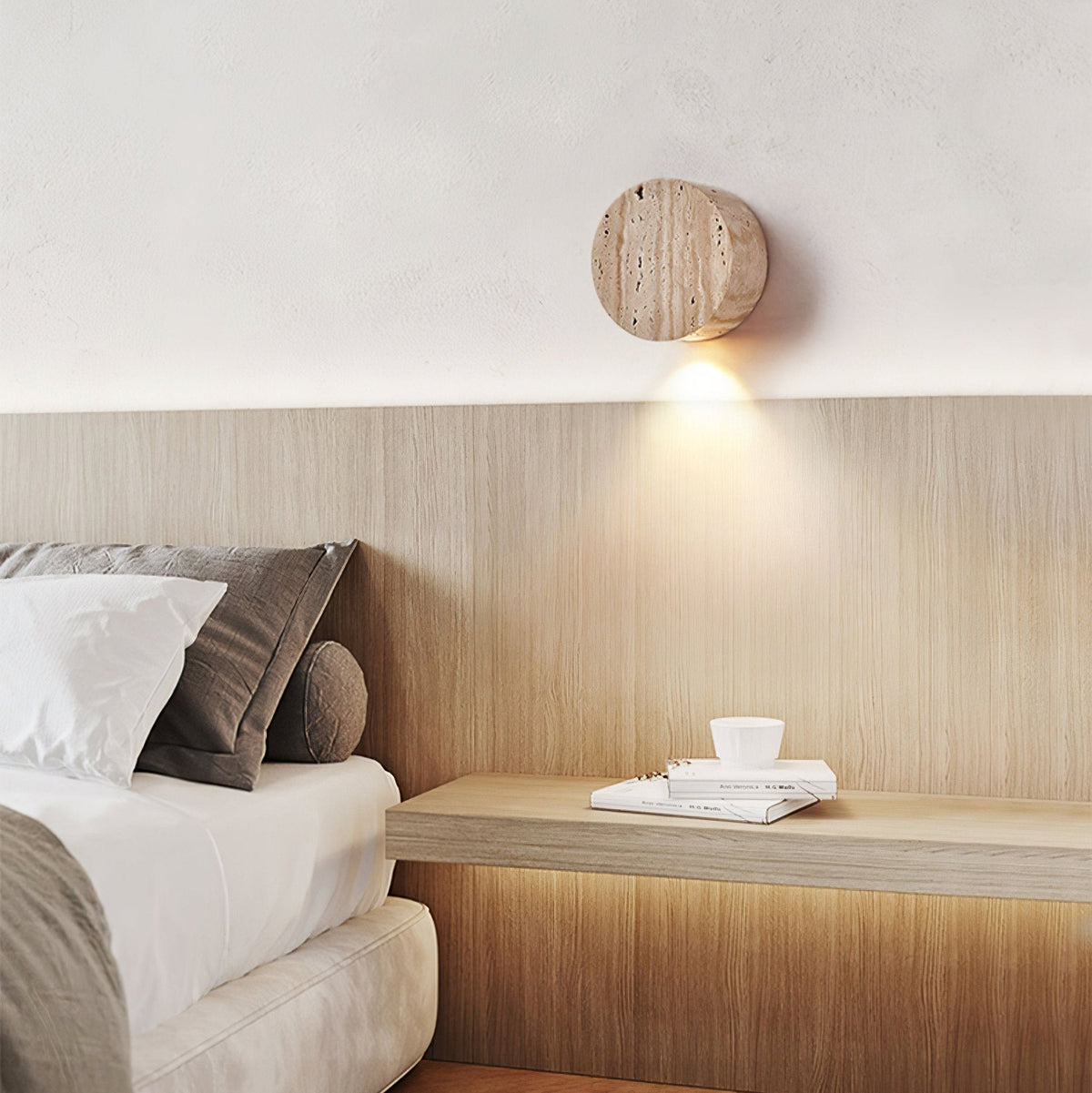 Jenthor Travertine Wandleuchte