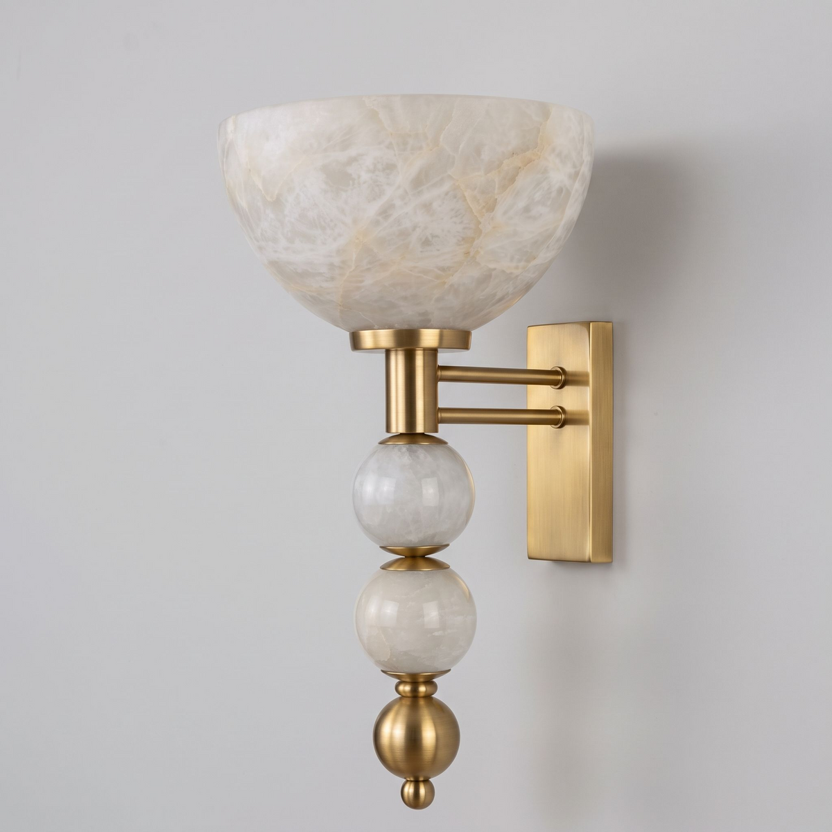 Loxhurst Alabaster-Wandleuchte
