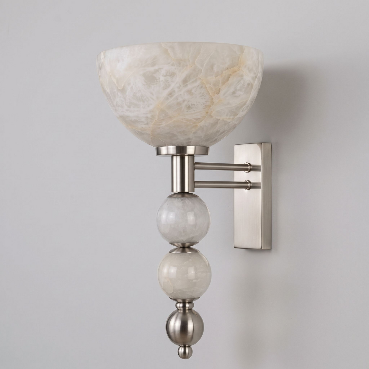 Loxhurst Alabaster-Wandleuchte