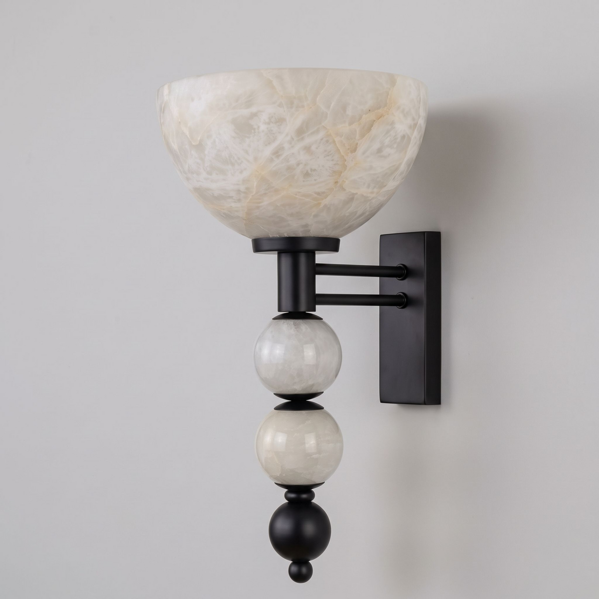 Loxhurst Alabaster-Wandleuchte