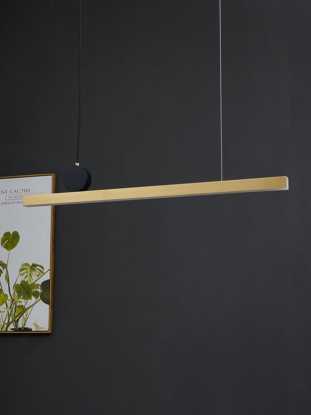 Firdes Kunstvolle Messing-Pendelleuchte