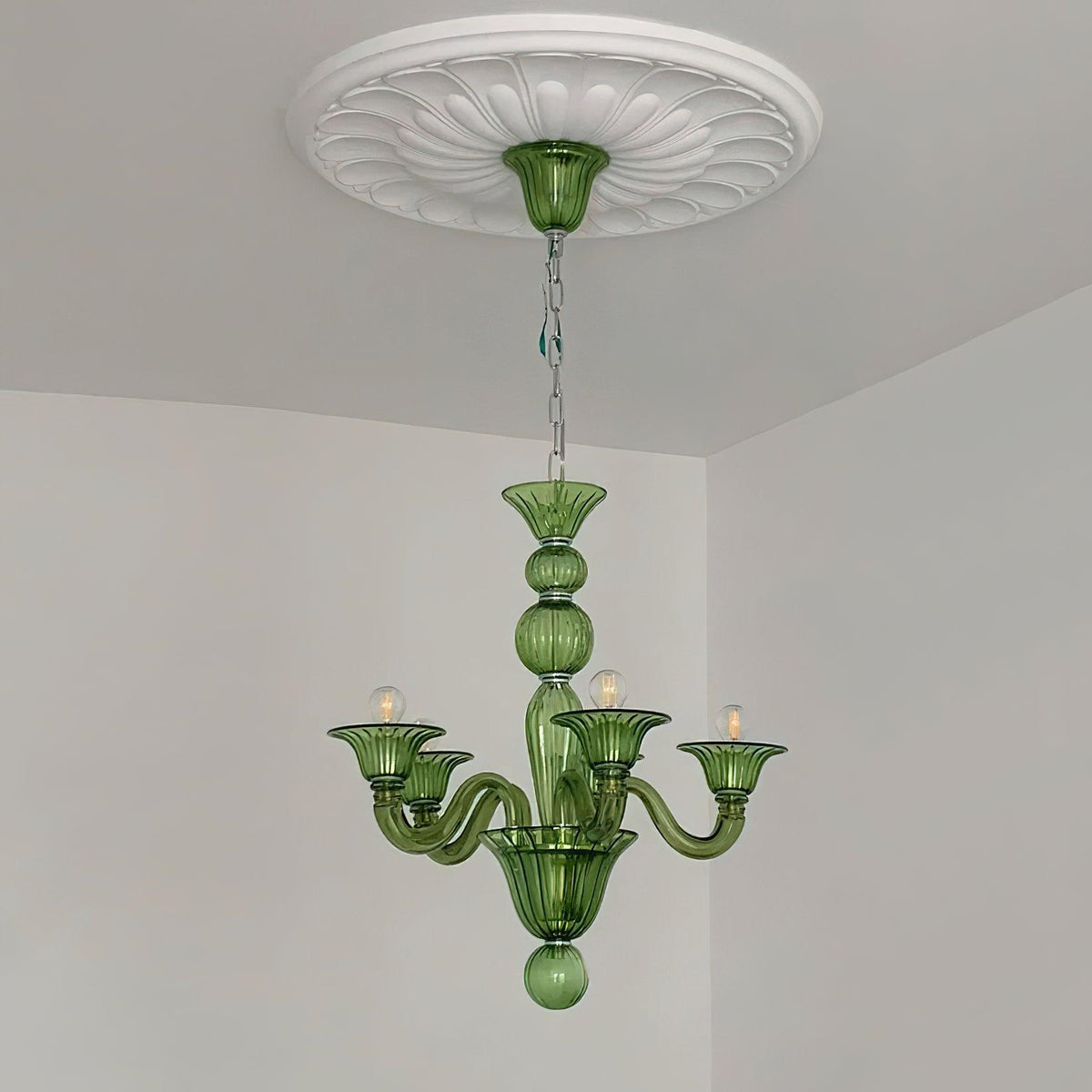 Vase Kronleuchter Murano-Glas Exotisch