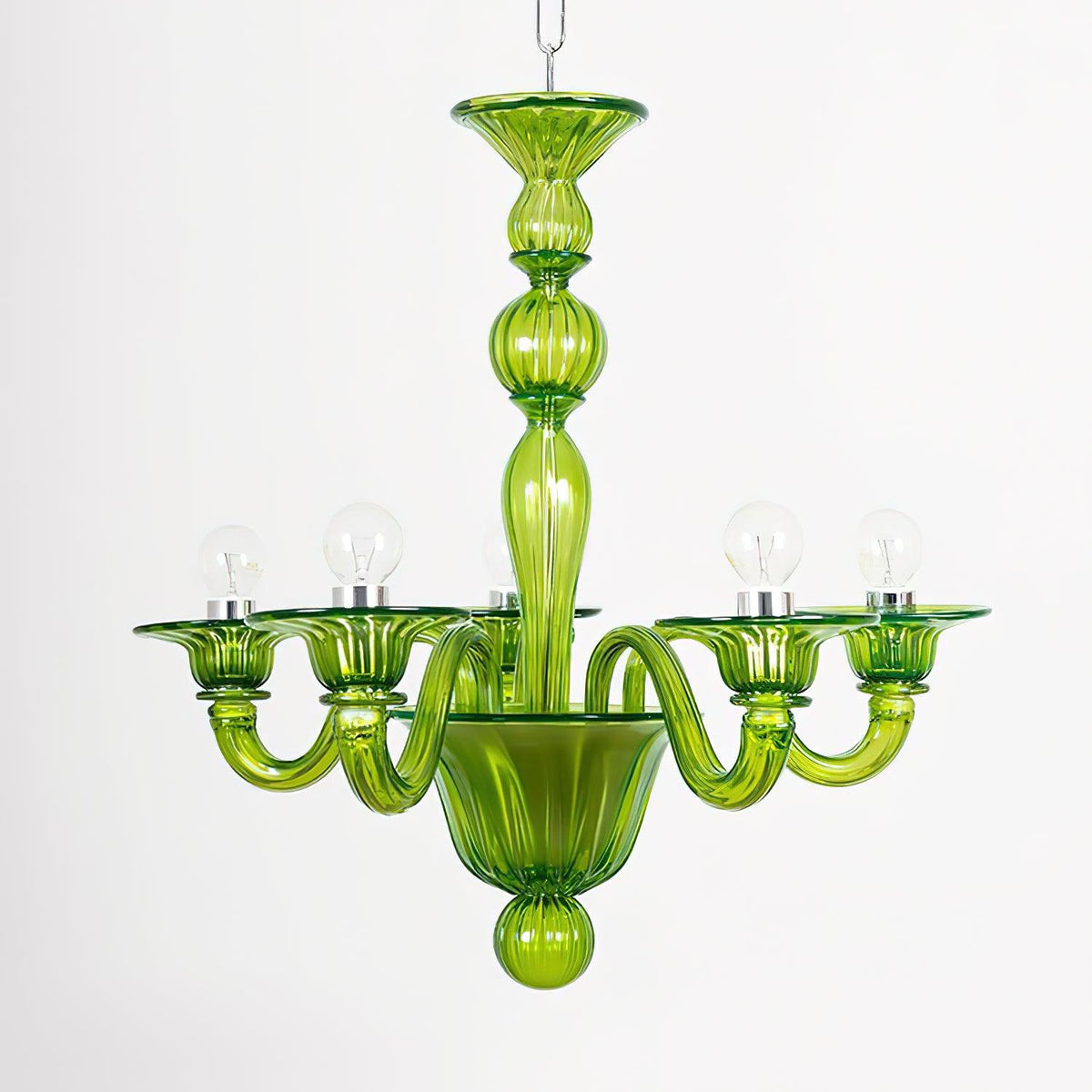 Vase Kronleuchter Murano-Glas Exotisch