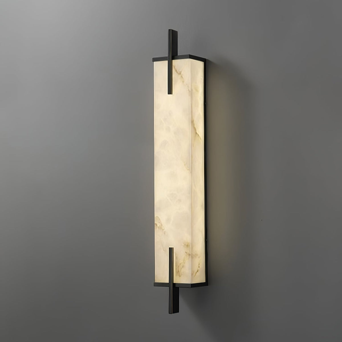 Komino rechteckige Wandleuchte aus Alabaster