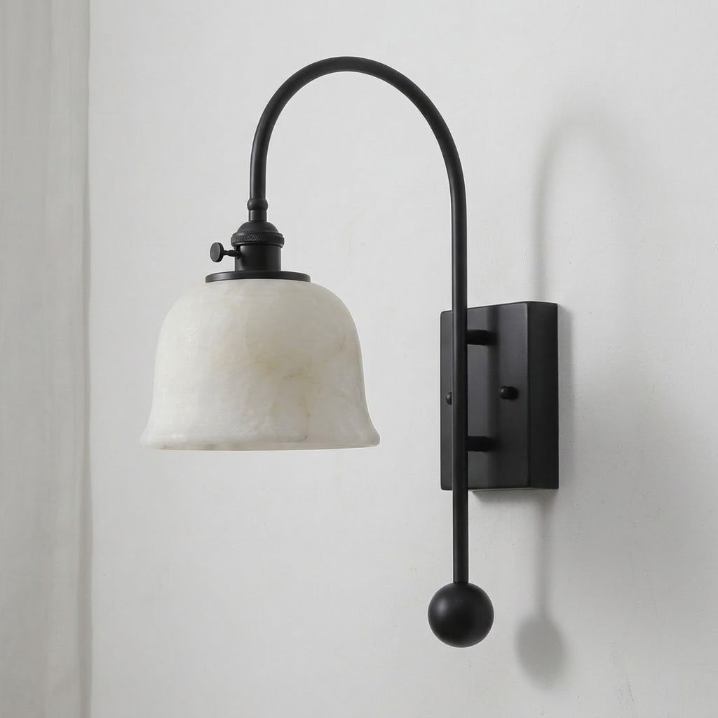 Jarrowhurst Alabaster-Wandleuchte