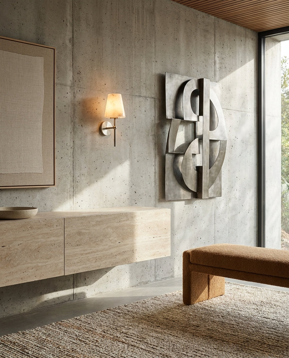 Corvenhurst Alabaster-Wandleuchte