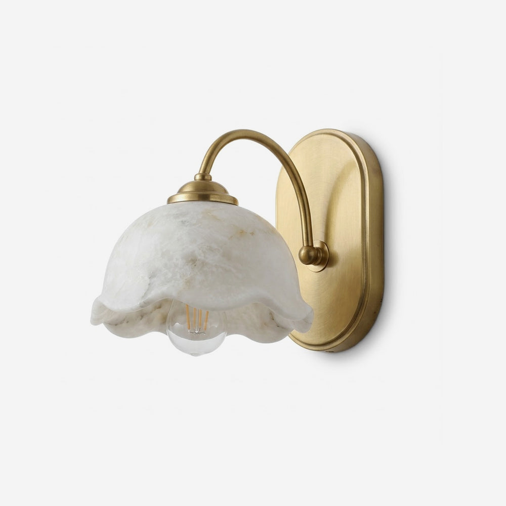 Oakenford Alabaster-Wandleuchte
